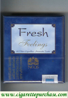 Feelings Fresh cigarettes wide flat hard box